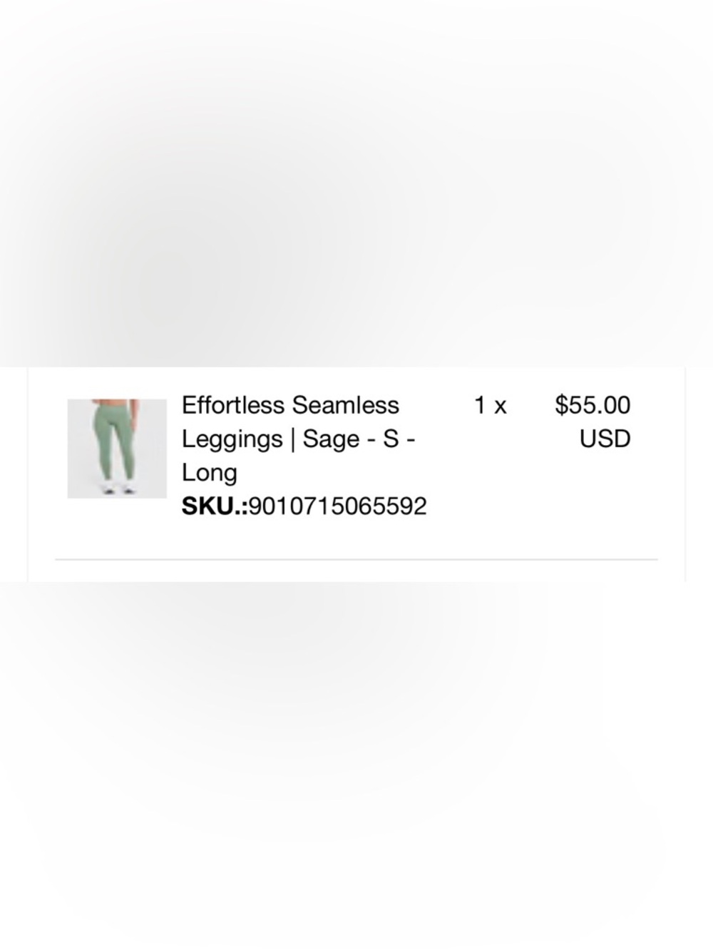 Effortless Seamless Leggings in Sage